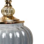 Candy container with lid, pearl/gold
