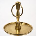 Gold dessert stand three-tiers