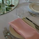 Pink napkin