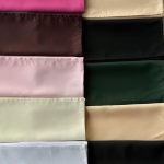 Peach-colored napkin