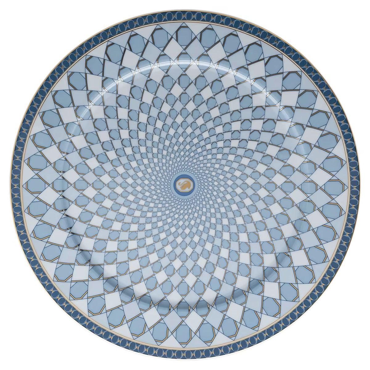 Light blue charger plate