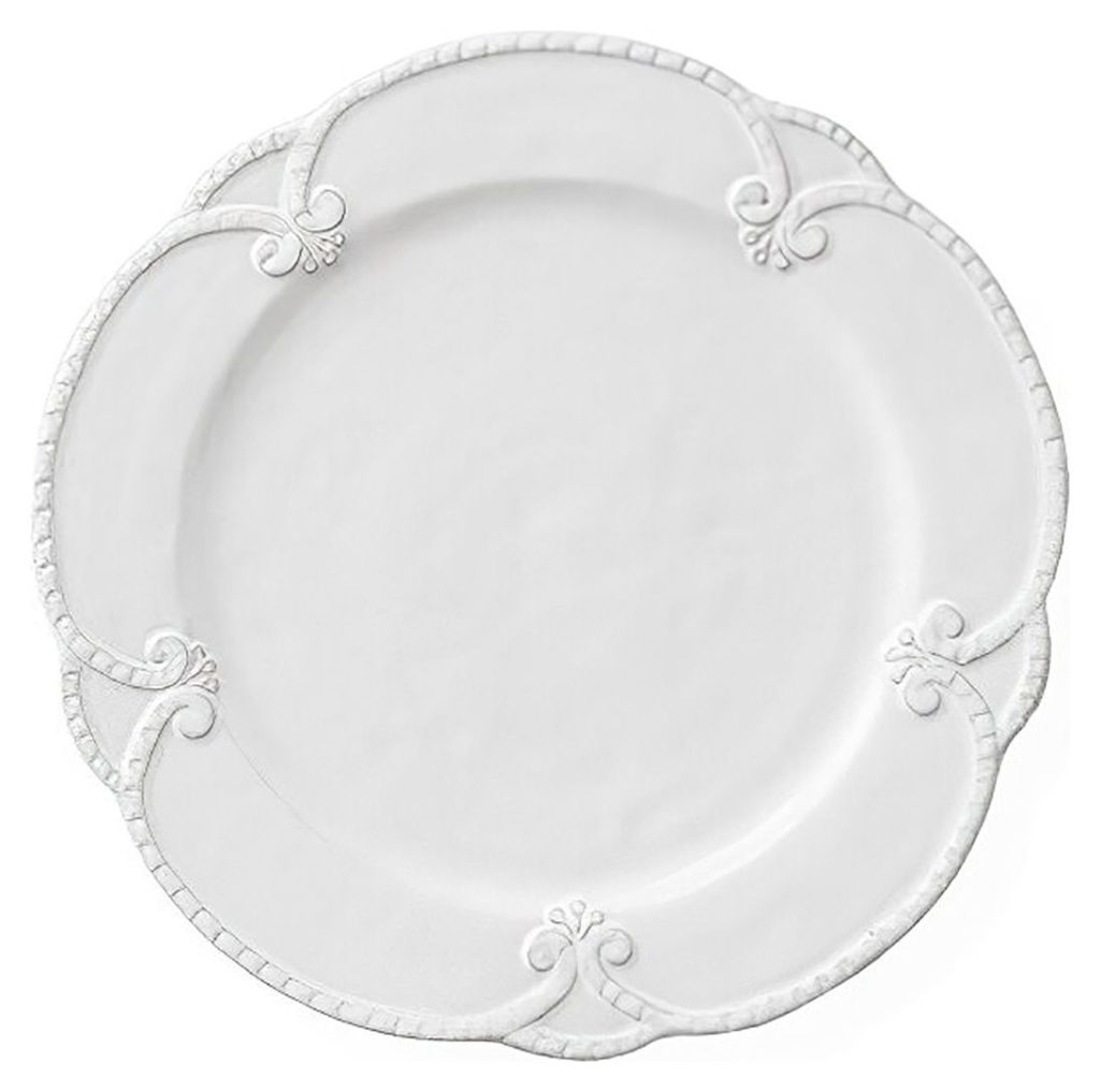 White dinner plate